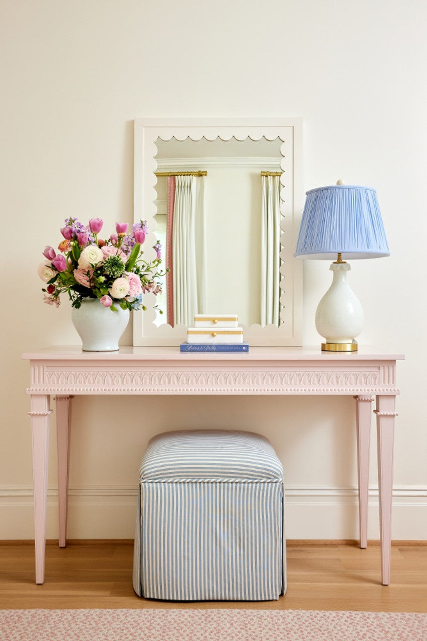 Cooper Classics X Caitlin Wilson Gigi White Wall Mirror