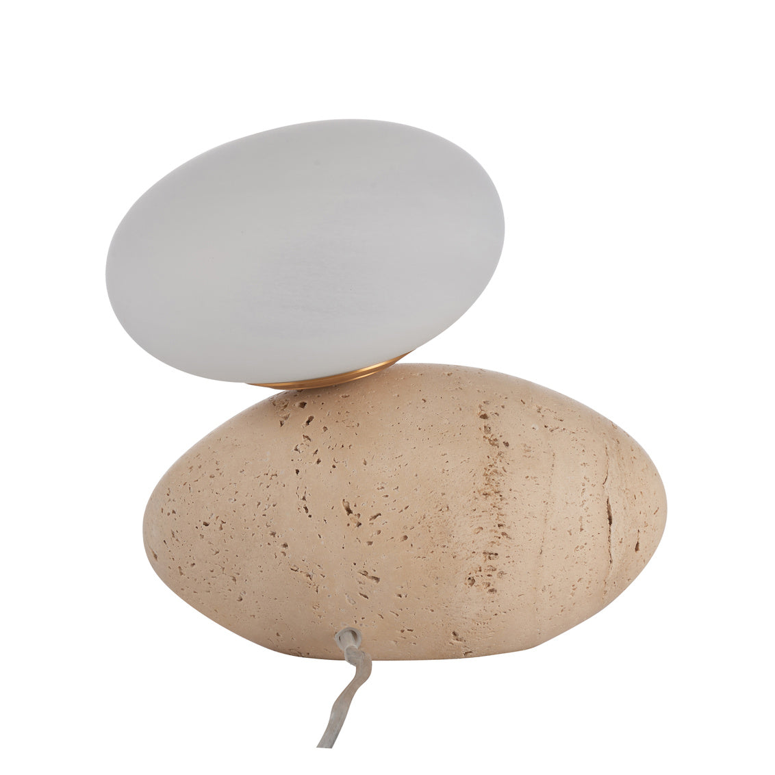 Aruna Lamp - Travertine