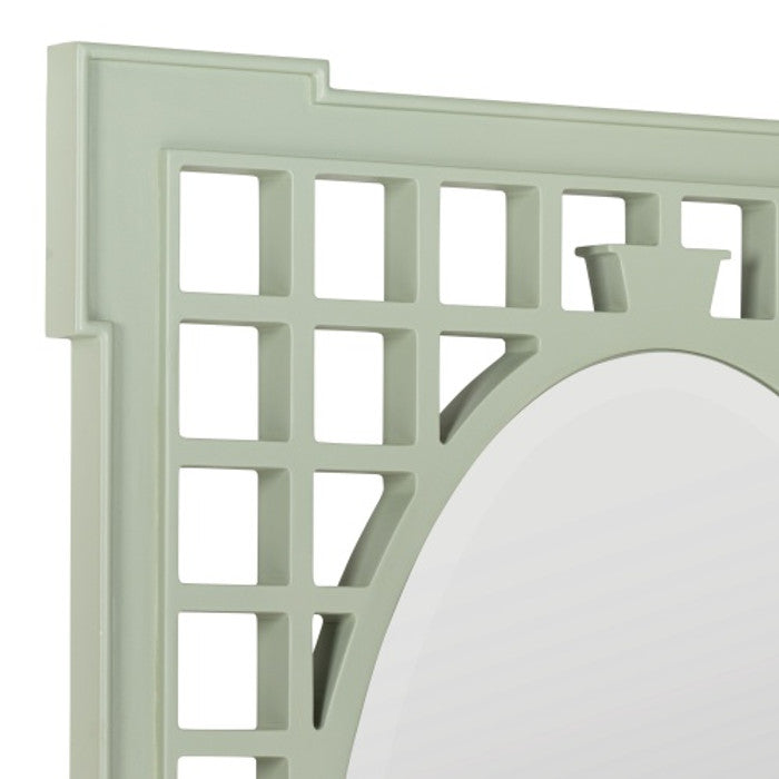 Bria Hammel x Cooper Classics Garden Mirror in Sage 7
