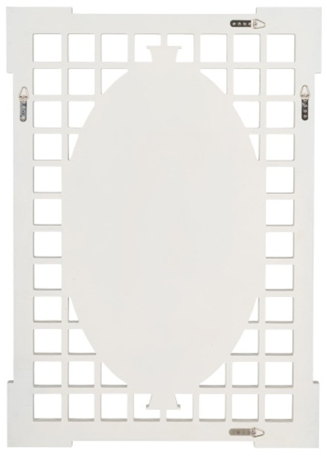 Bria Hammel x Cooper Classics Garden Mirror in White 5