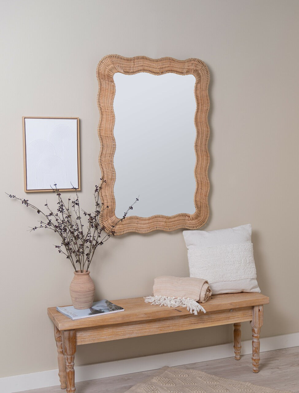 Cooper Classics X Erin Gates Scalloped Linden Mirror