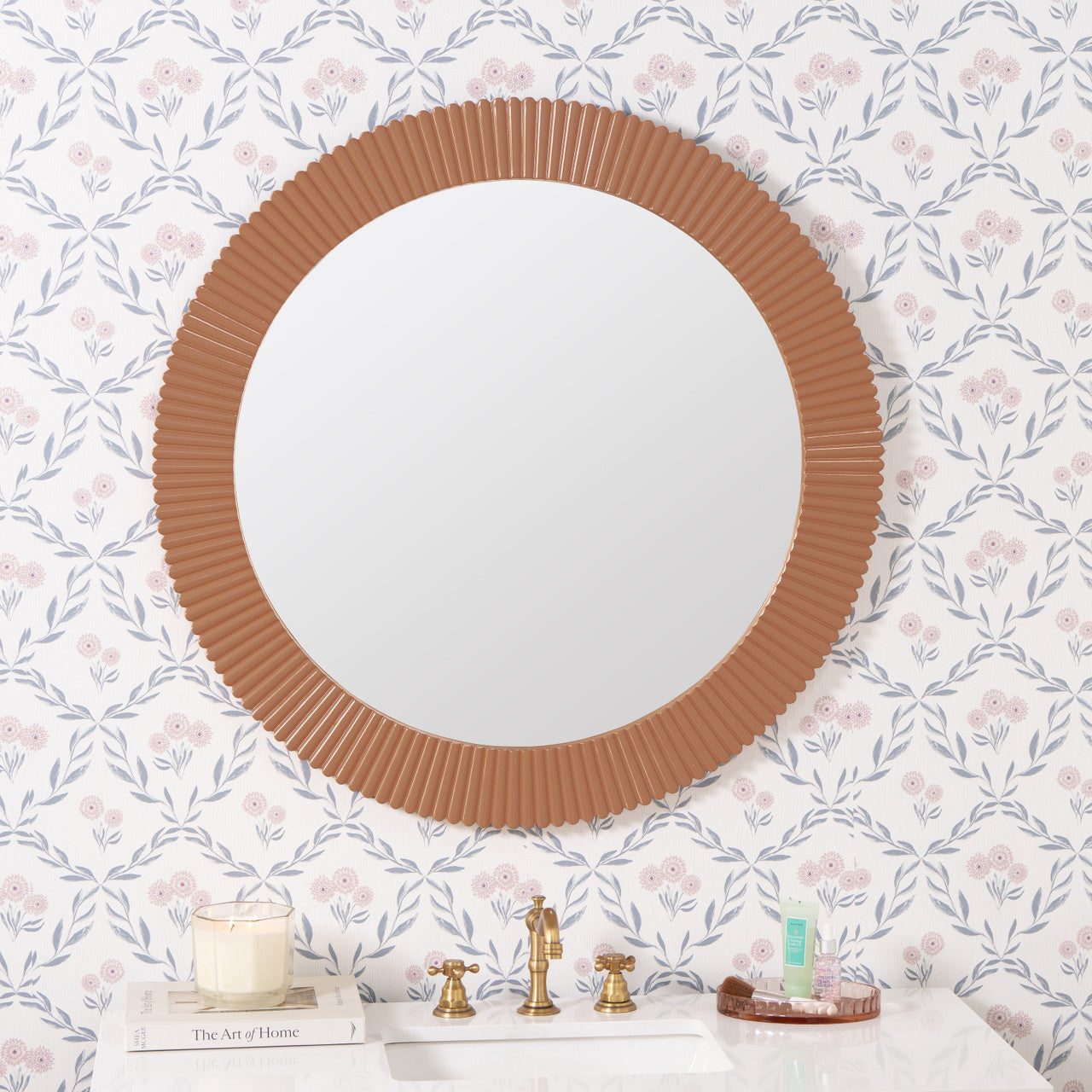 Josia Pumpkin Spice Wall Mirror