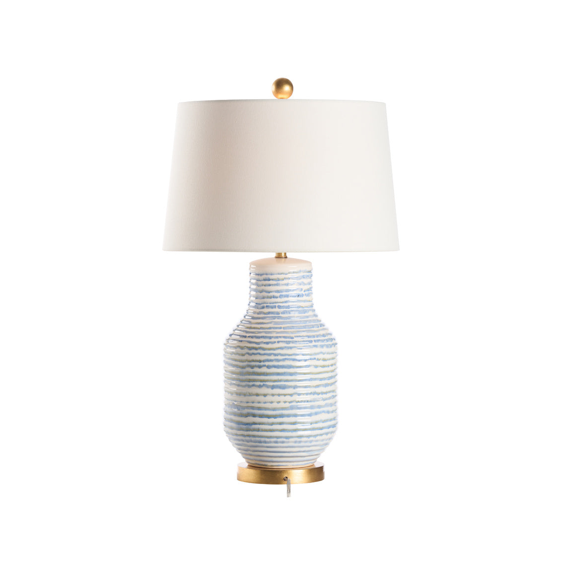 Lydia Lamp - Blue White