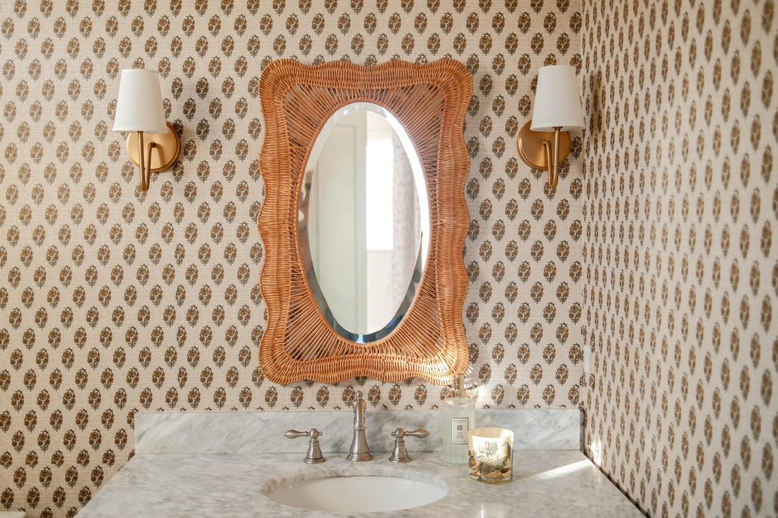 Harper Wall Mirror - Natural Rattan Rattan Frame | Cooper Classics