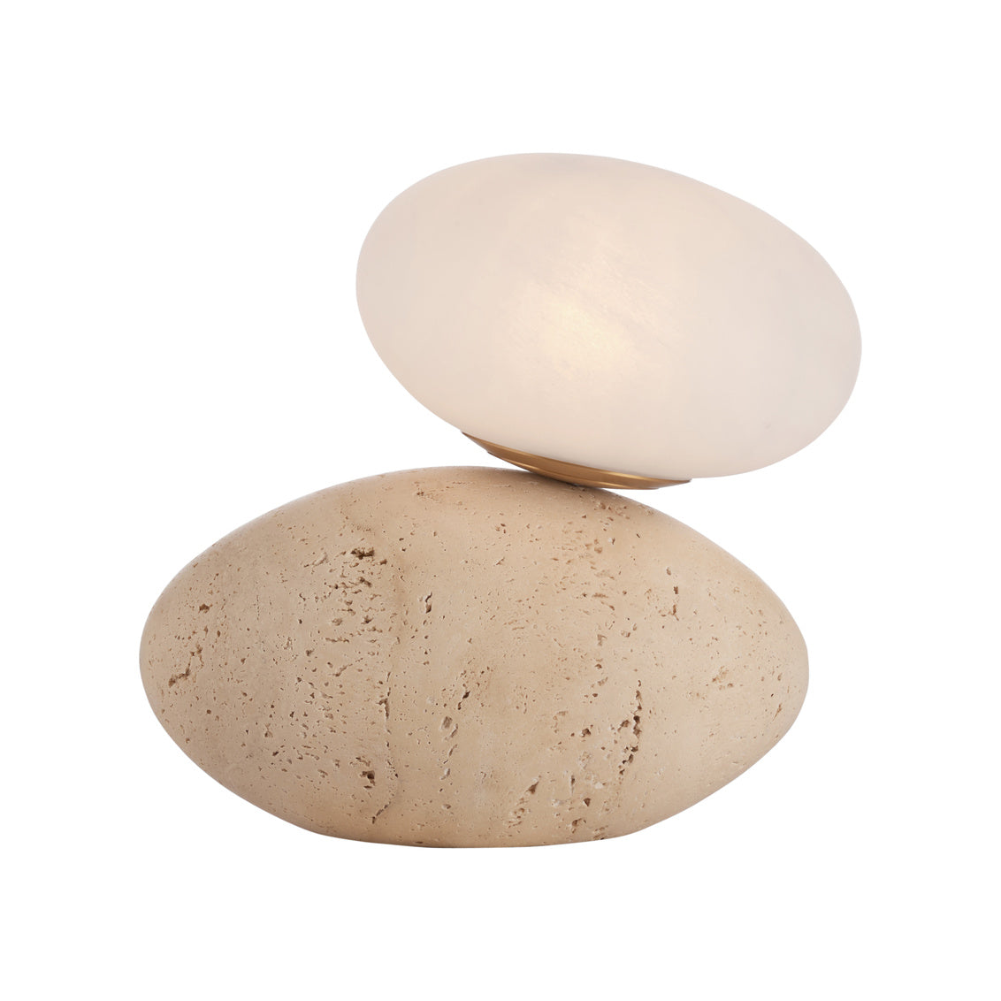 Aruna Lamp - Travertine