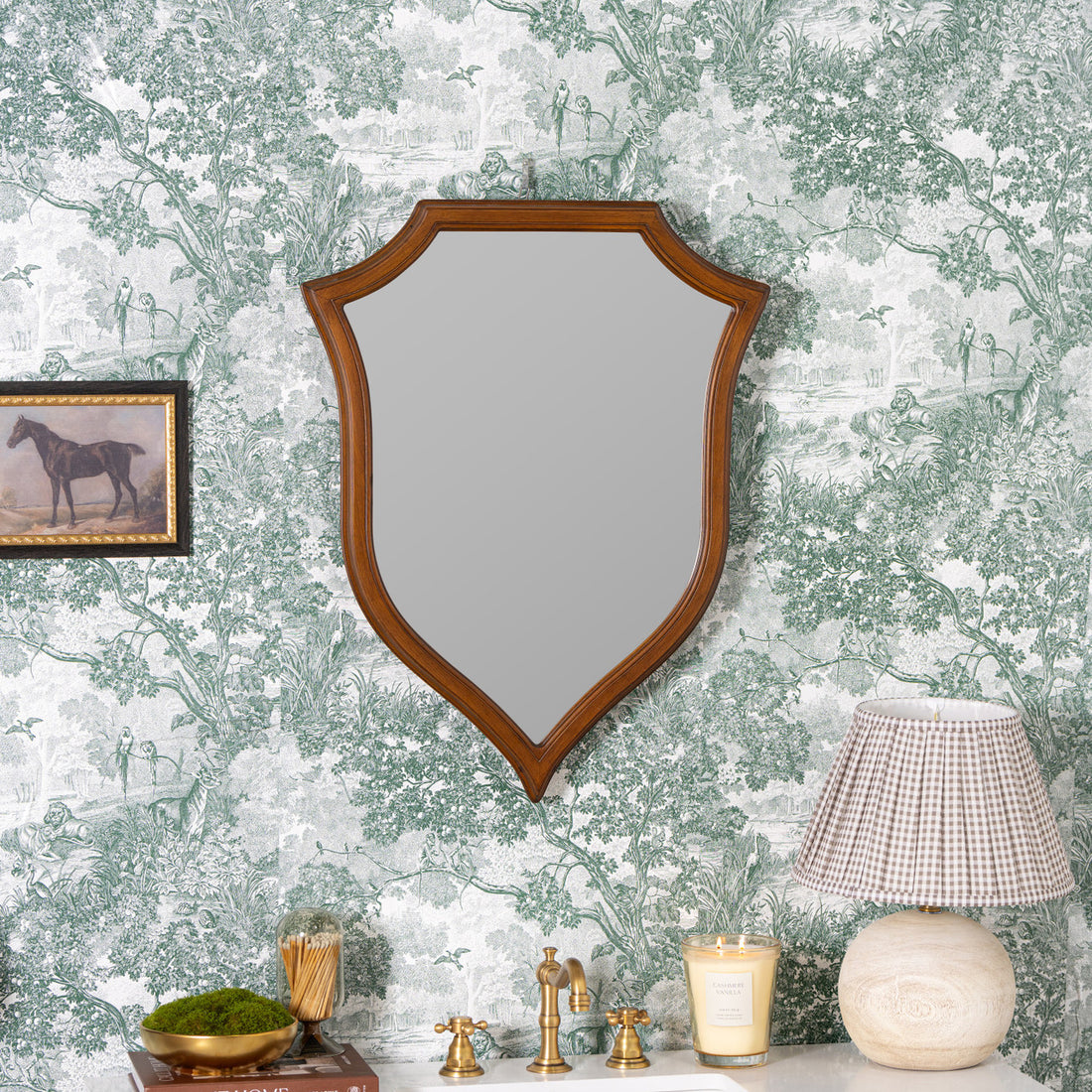 Elizabeth Shield Wall Mirror