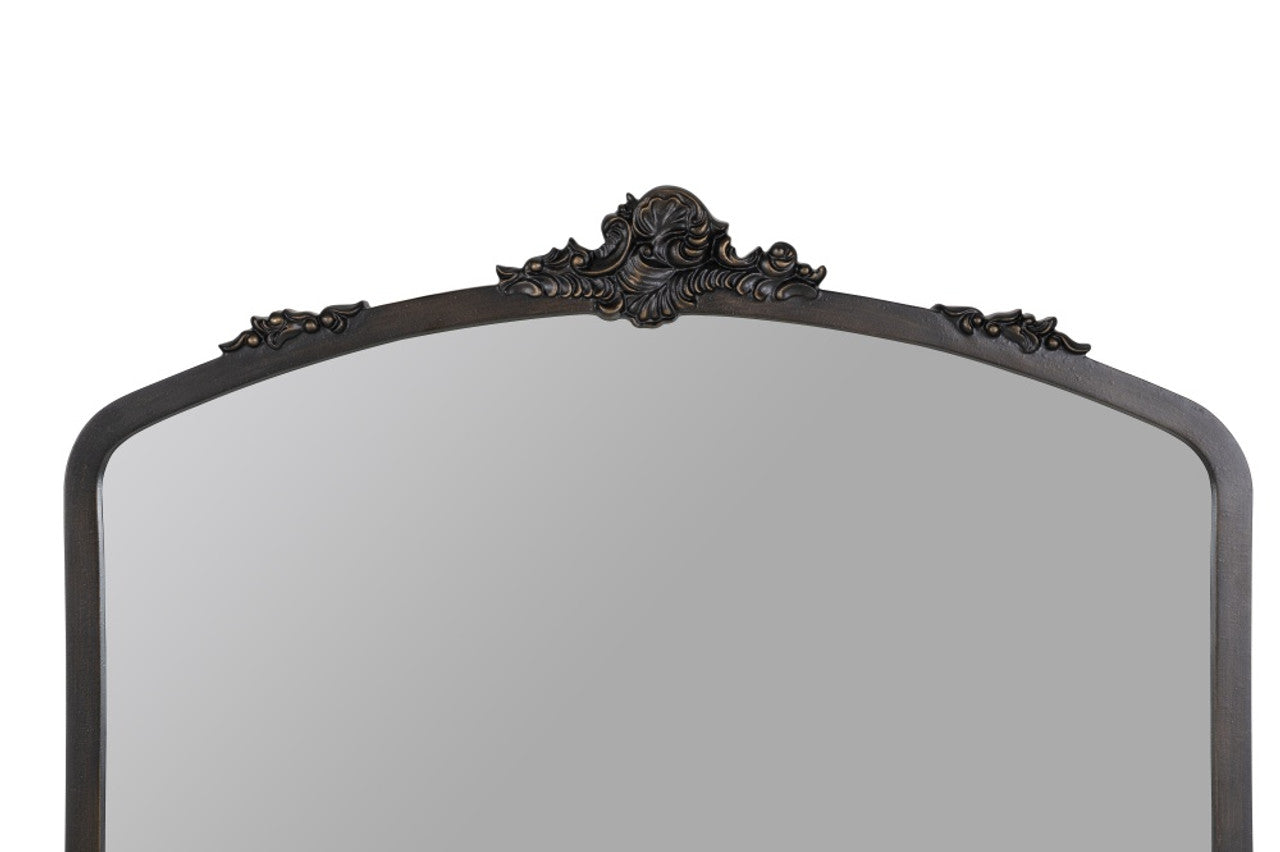 Adeline Ornate Oil Rubbed Bronze Floor Mirror