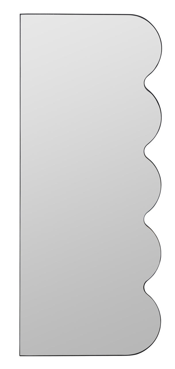 Denver Black Floor Mirror