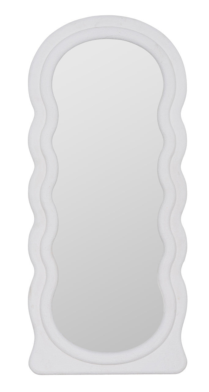 Lana White Floor Mirror