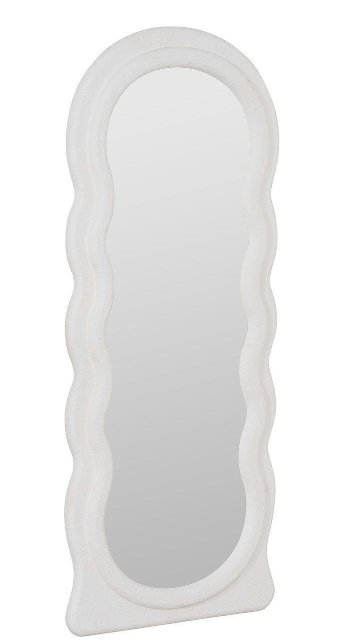 Lana White Floor Mirror