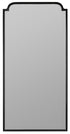 Heidi Floor Mirror - Black