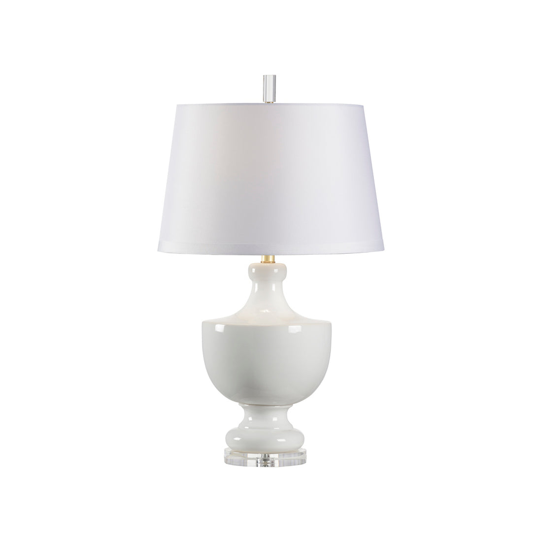 Gate Finial Lamp - Snow