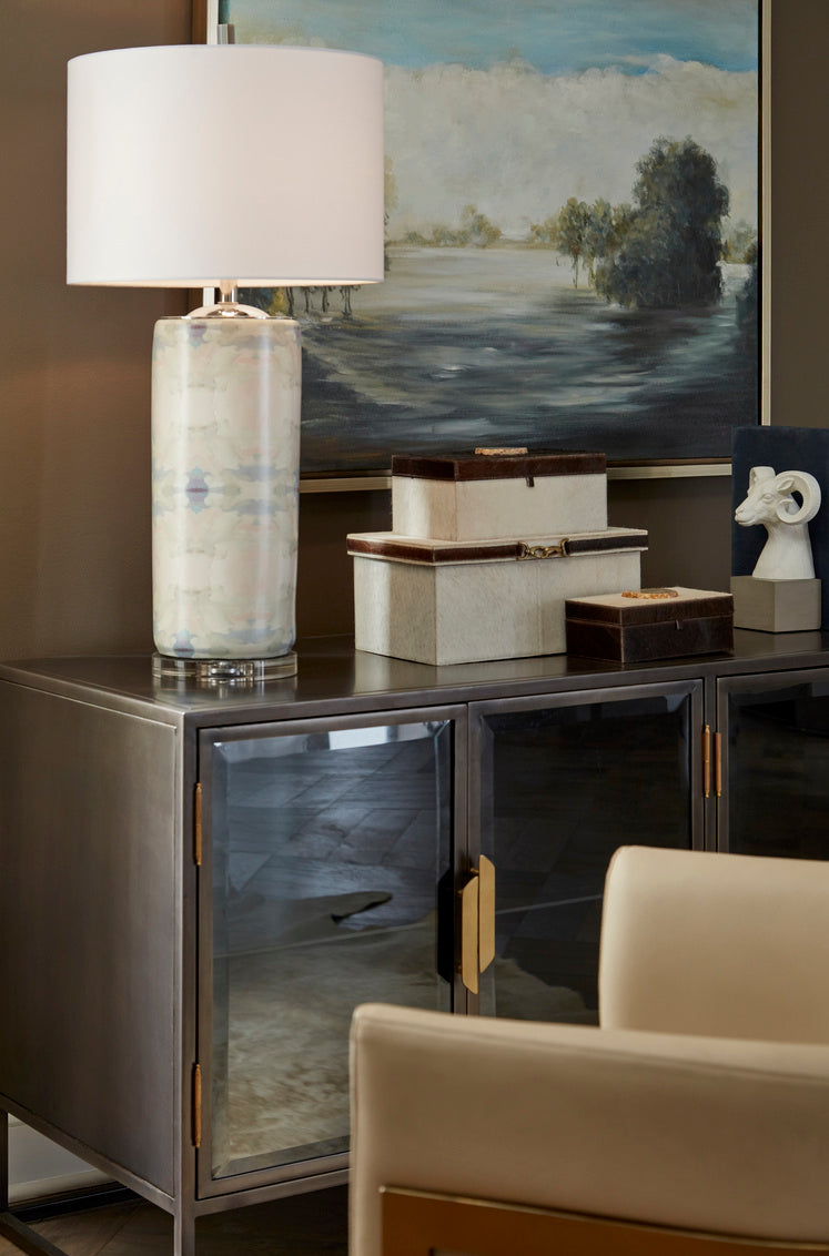 Coral Bay Lamp - Pale Blue