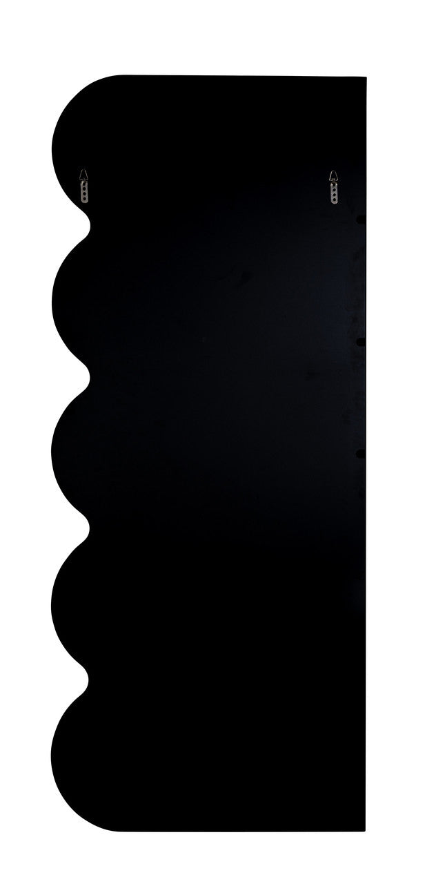 Denver Black Floor Mirror