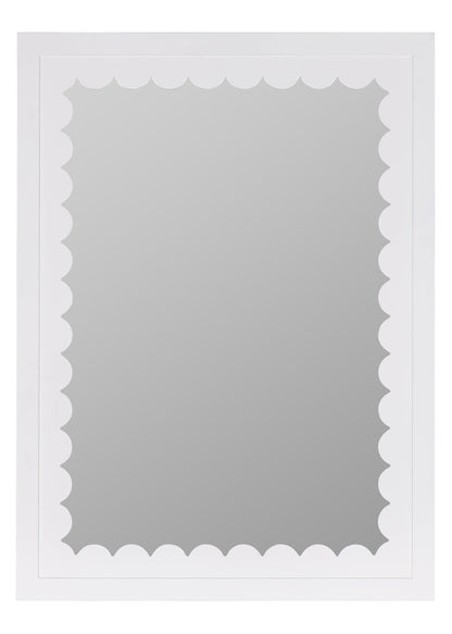 Cooper Classics X Caitlin Wilson Gigi White Wall Mirror
