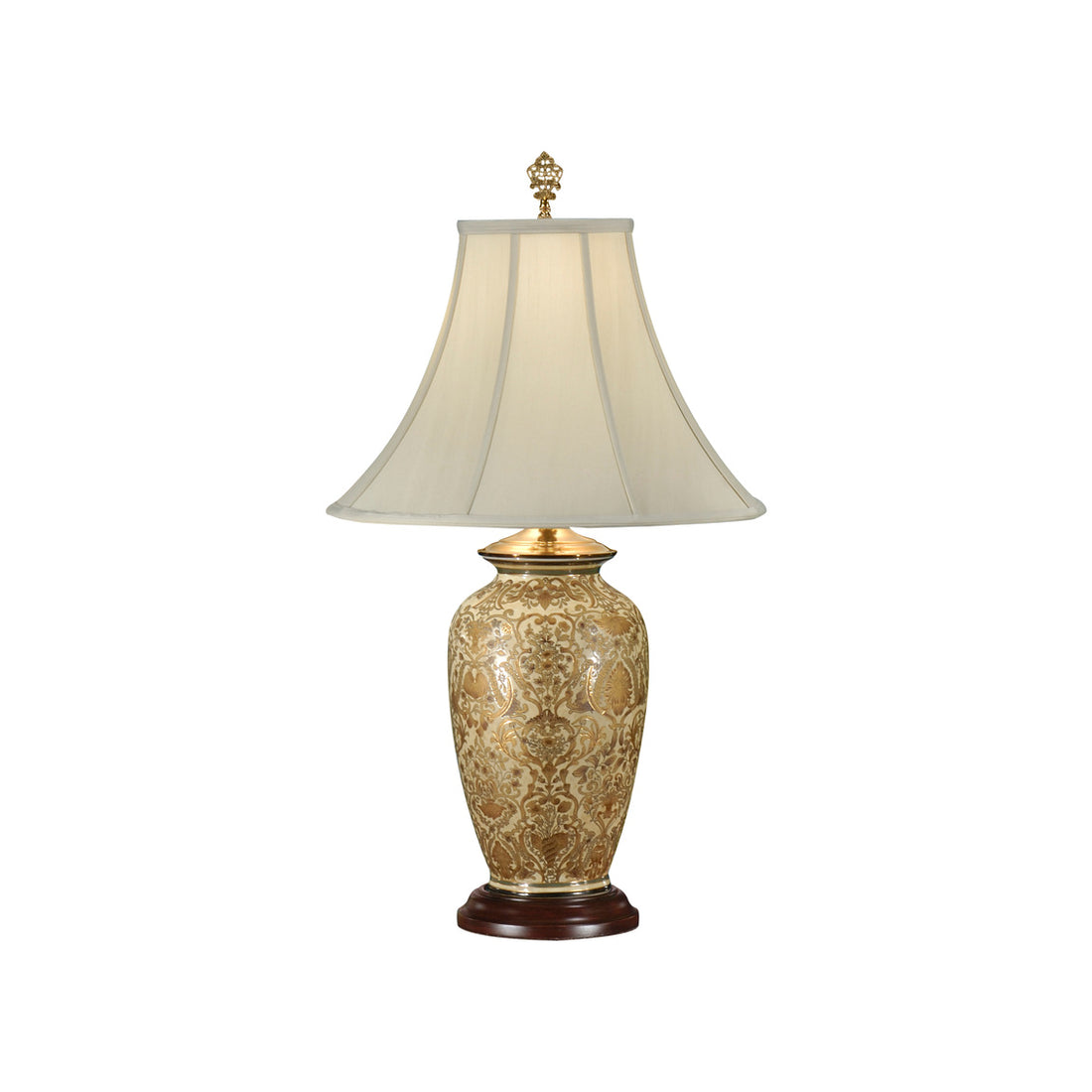 Gold Damask Lamp