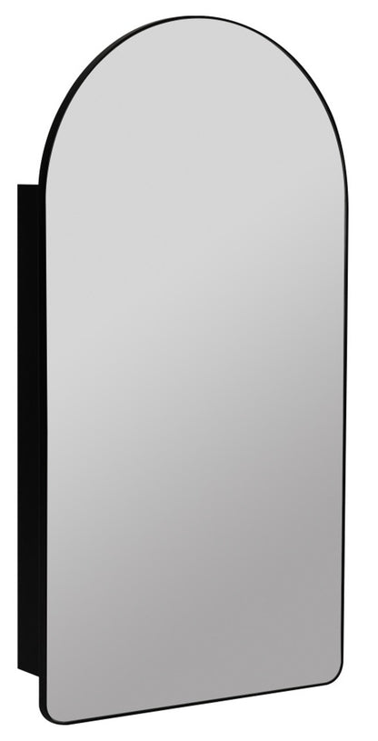 Colca Arched Black Medicine Cabinet