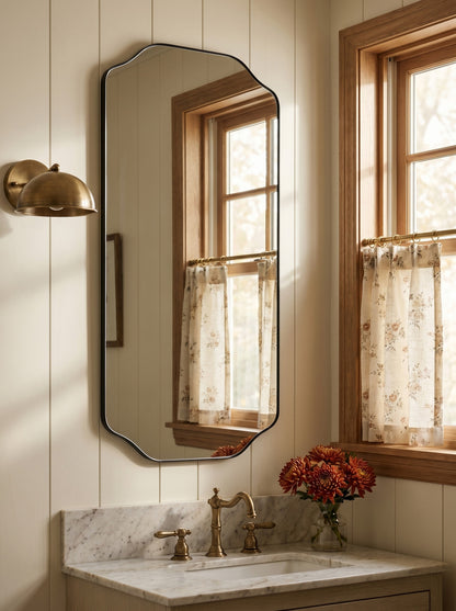 Large Henry Black Wall Mirror | Cooper Classics
