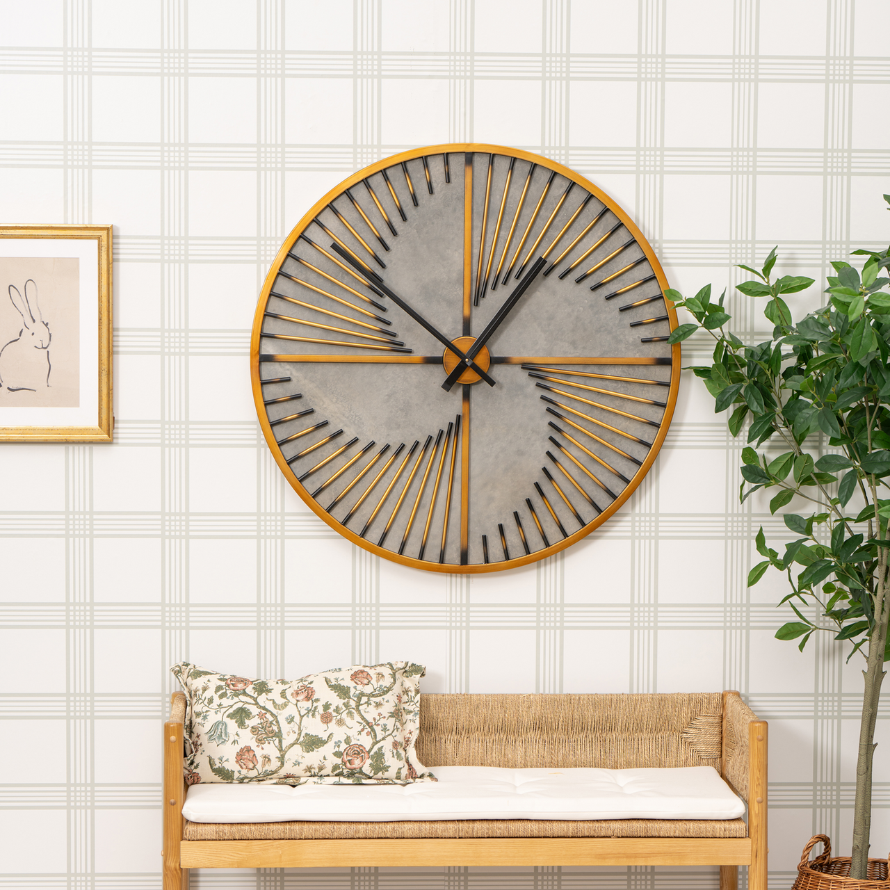 Roberston Gold Clock | Cooper Classics