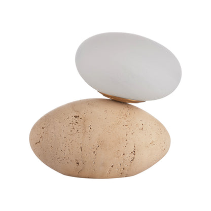 Aruna Lamp - Travertine