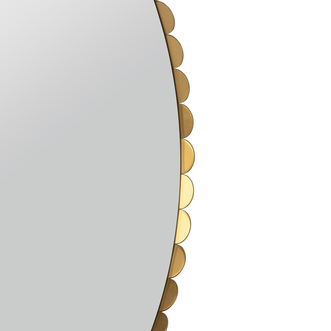 Jules Round Gold Wall Mirror