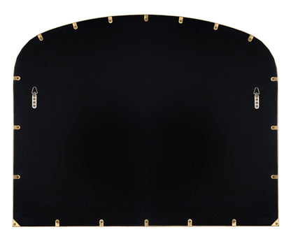 Jules Arched Scalloped Gold Mirror