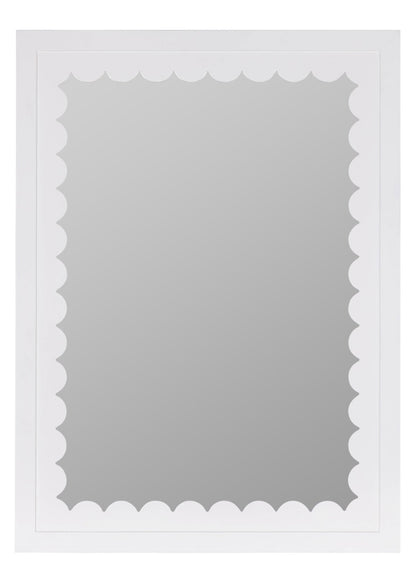 Cooper Classics X Caitlin Wilson Gigi White Wall Mirror