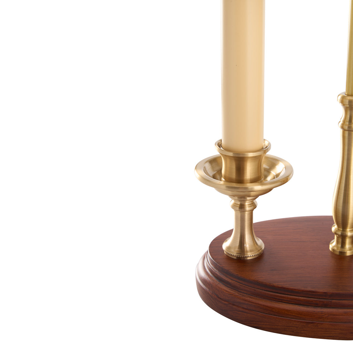 Twin Candle Desk Lamp