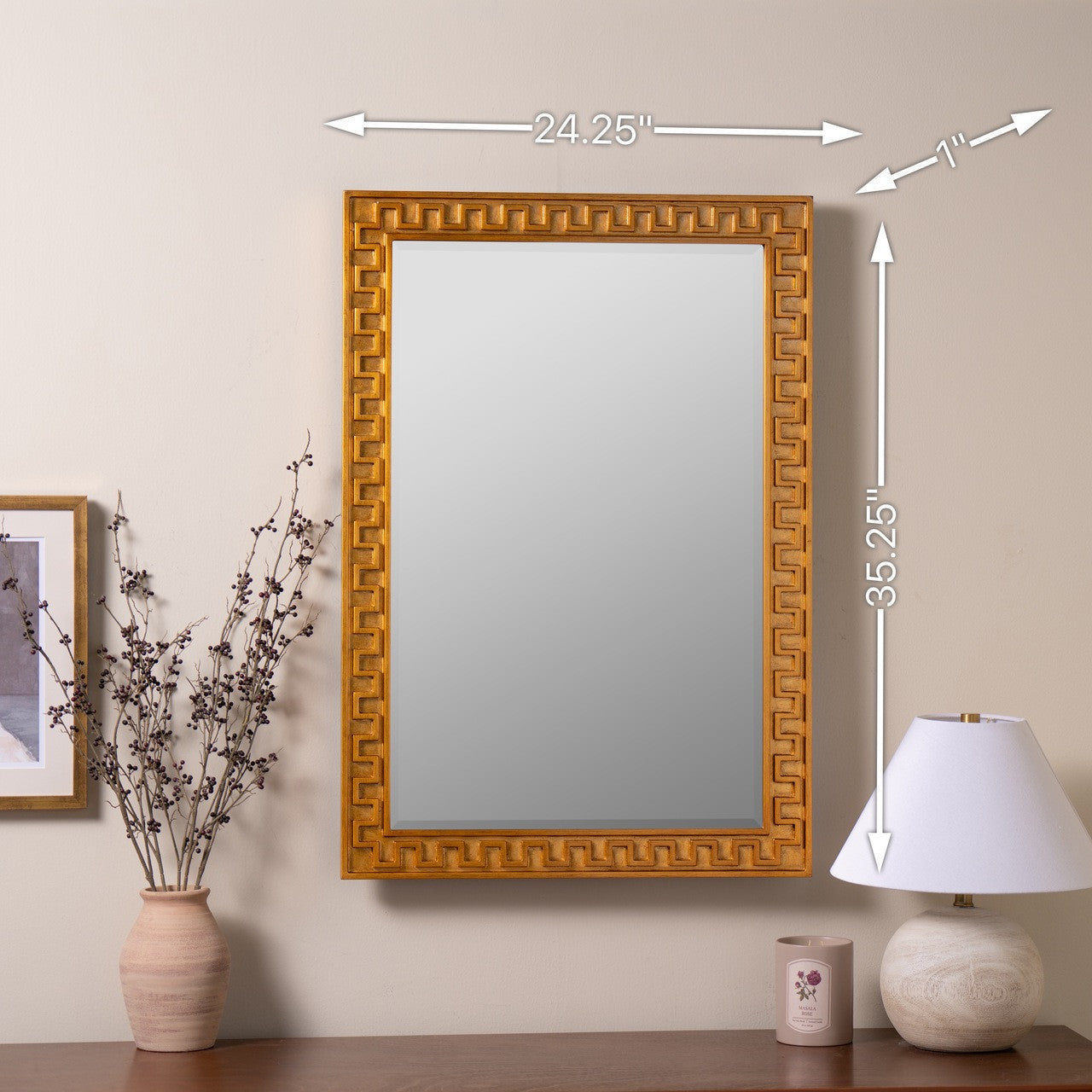 Cooper Classics X Erin Gates Brook Wall Mirror Gold