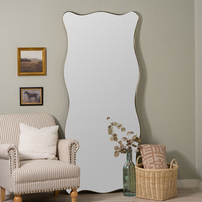 Wyatt Gold Leaner Mirror