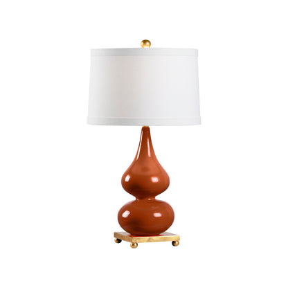 Whitney Lamp - Dark Autumn Orange
