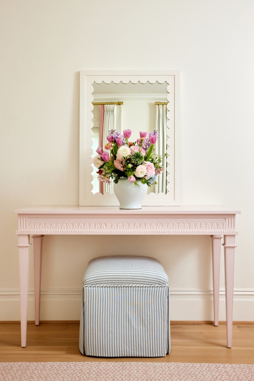 Cooper Classics X Caitlin Wilson Gigi White Wall Mirror