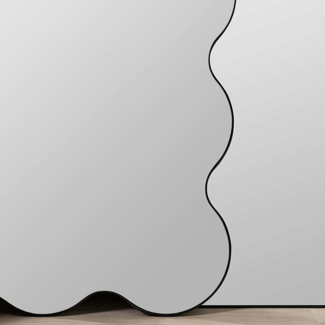 Denver Black Floor Mirror
