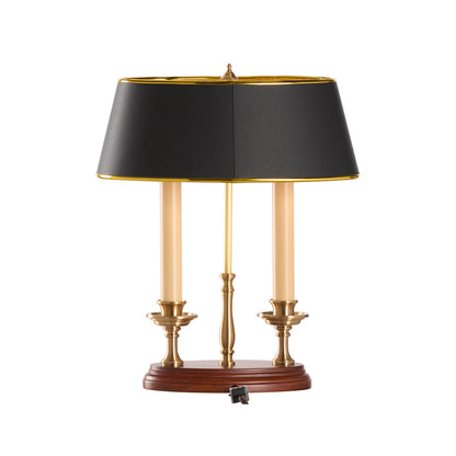Twin Candle Desk Lamp