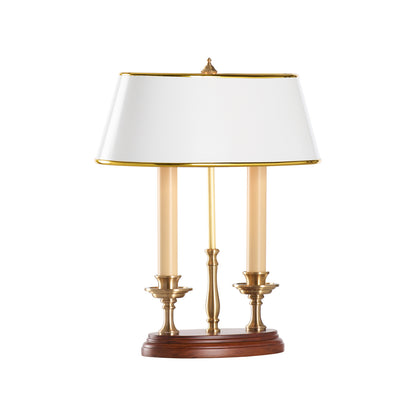 Twin Candle Desk Lamp