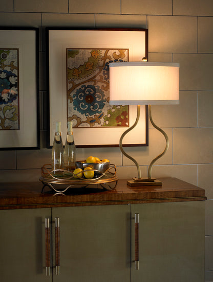 Brass Bow Lamp