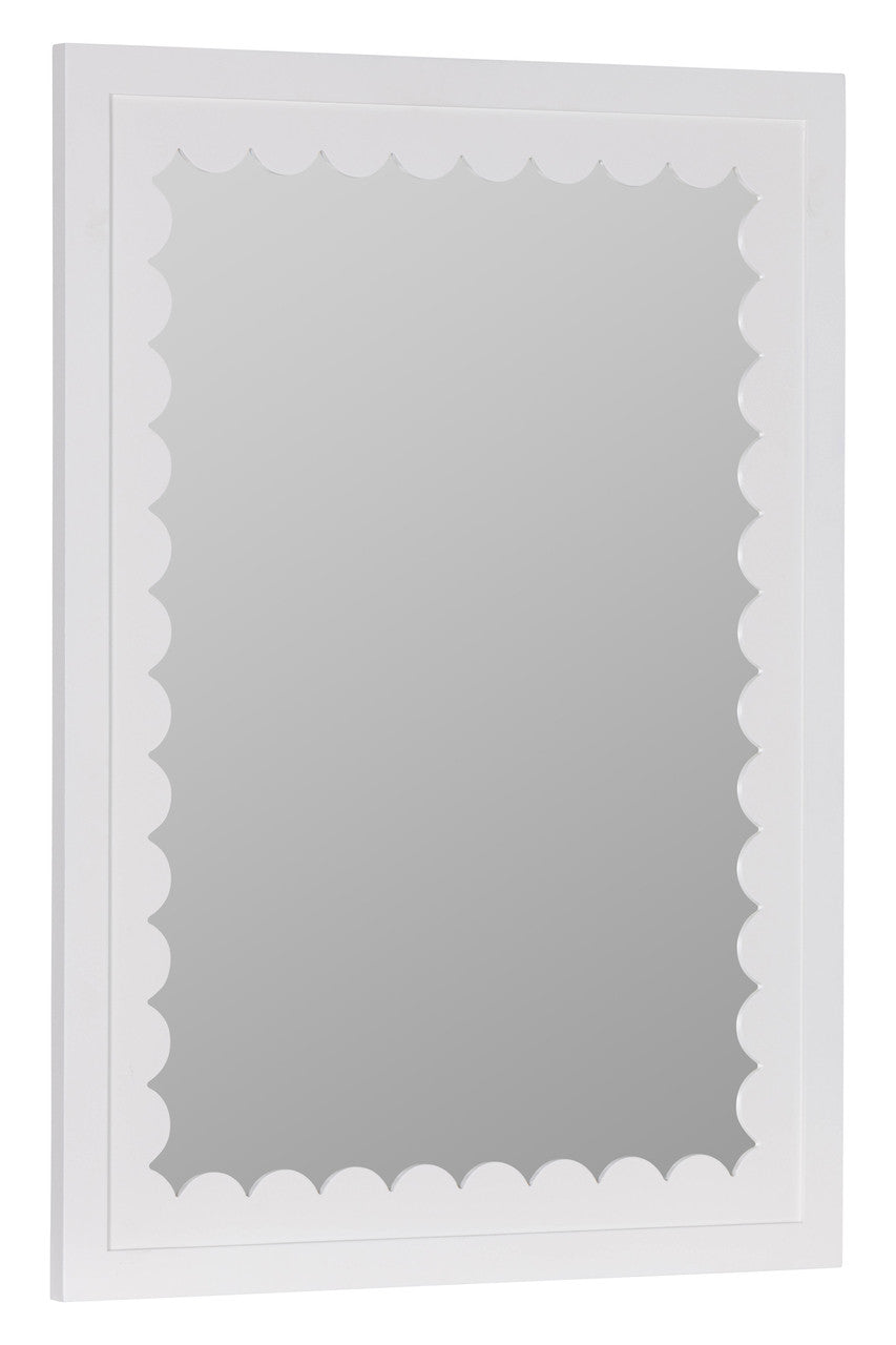 Cooper Classics X Caitlin Wilson Gigi White Wall Mirror