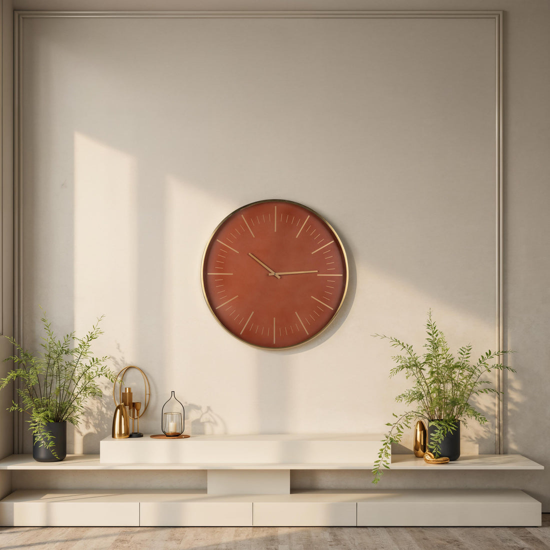 Mason Wall Clock - Gold Metal | Cooper Classics