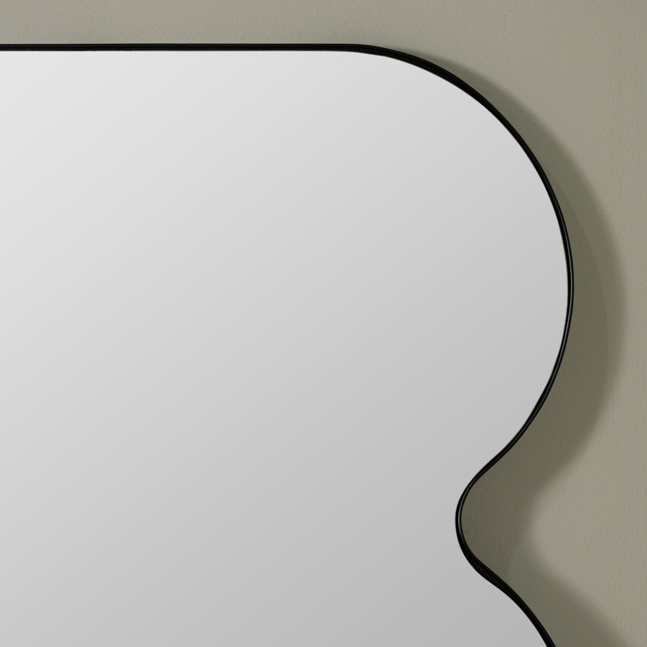 Denver Black Floor Mirror