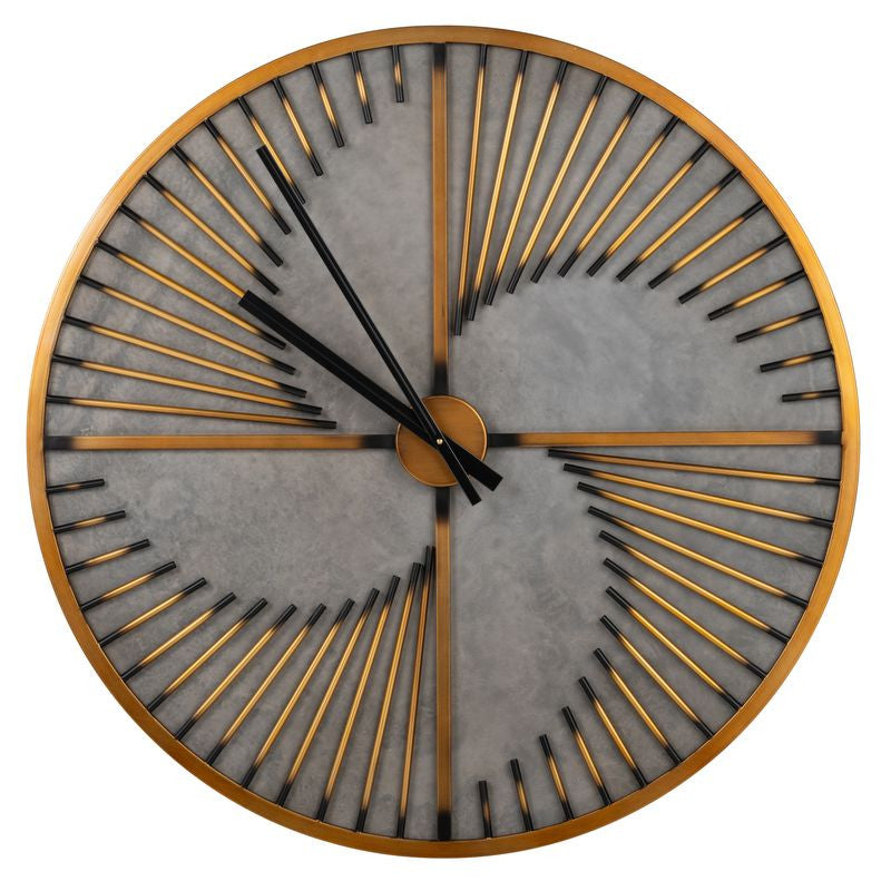 Roberston Gold Clock - Wall Clock Metal | Cooper Classics