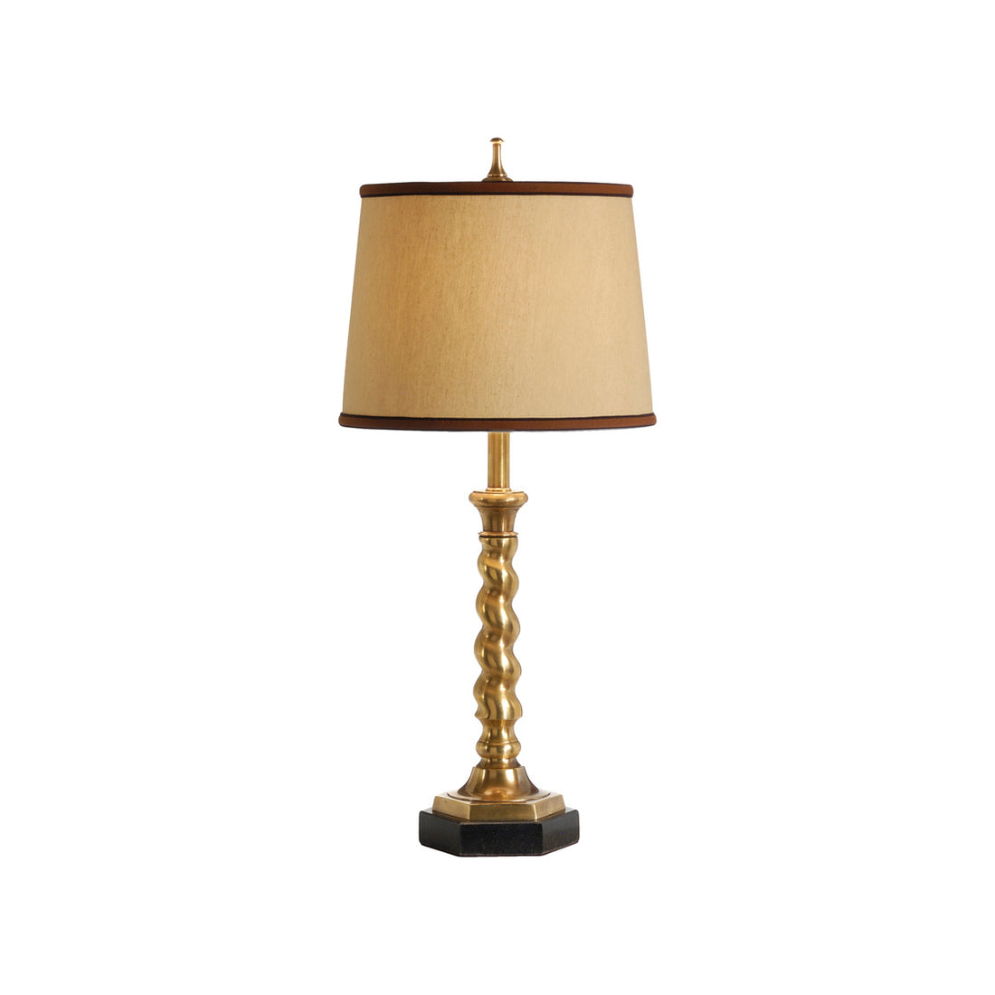 Rope Twist Candlestick Lamp