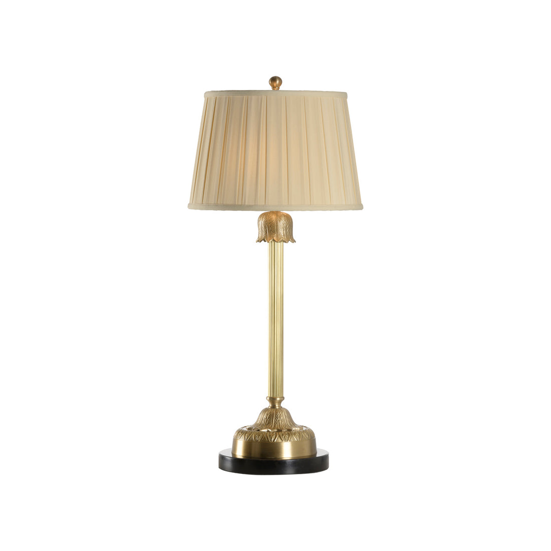 The Breakers Brass Column Lamp