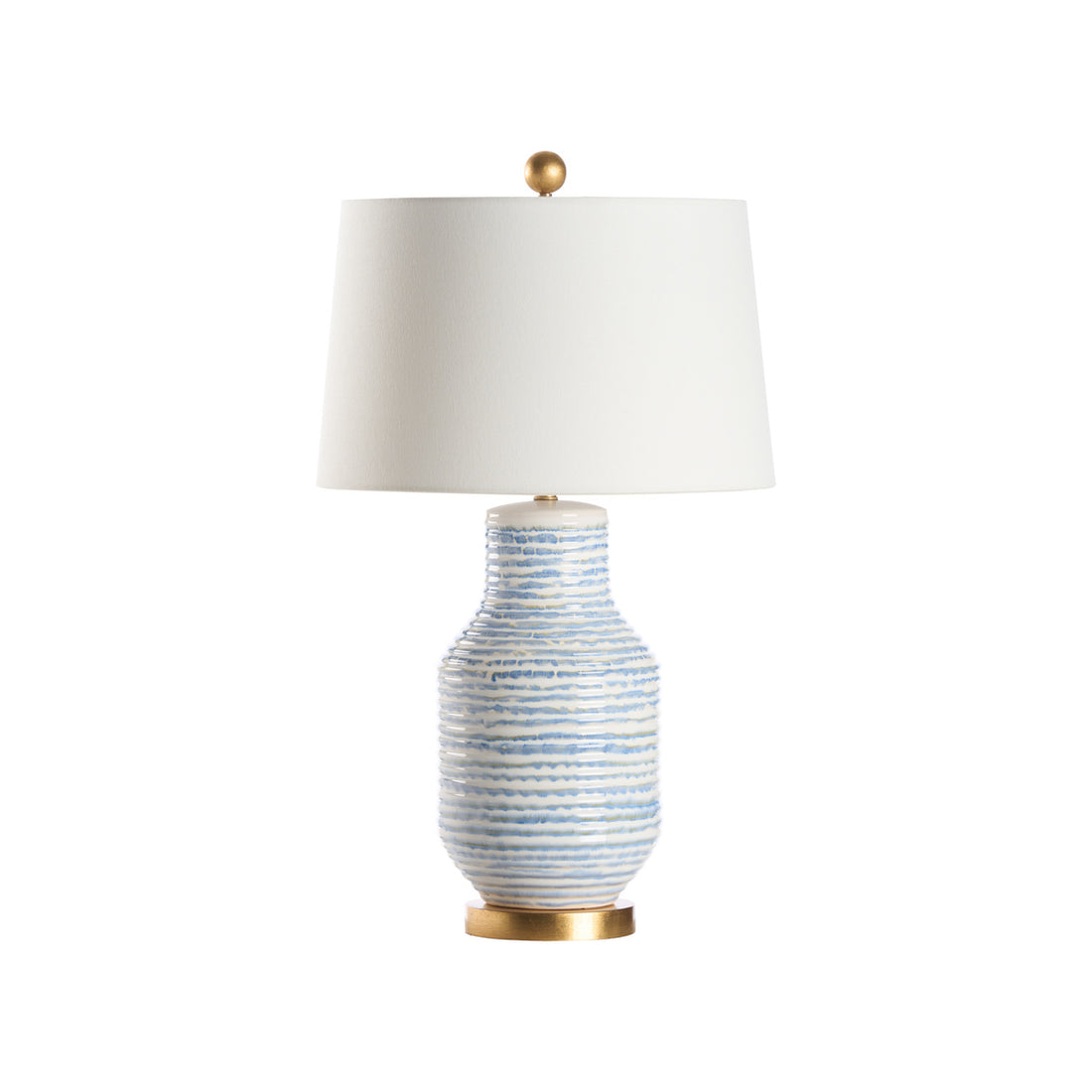 Lydia Lamp - Blue White