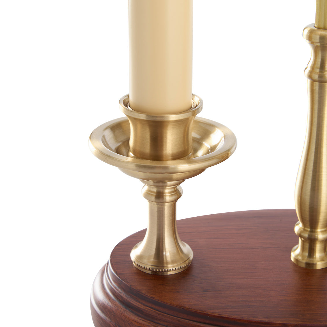 Twin Candle Desk Lamp
