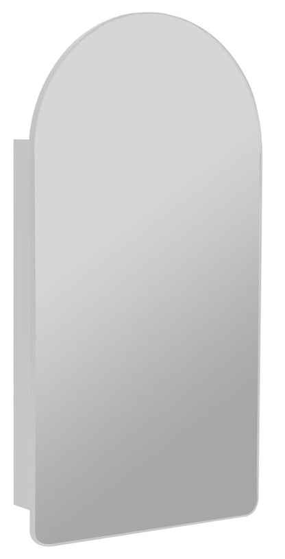 Colca Arched Silver Medicine Cabinet
