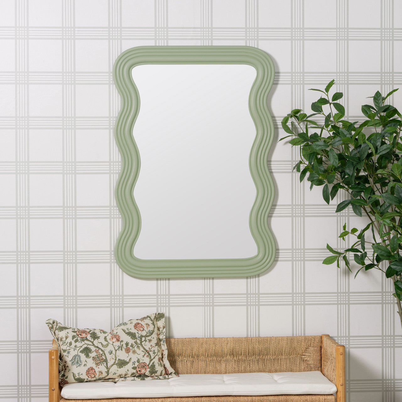 Frances Avocado Wall Mirror