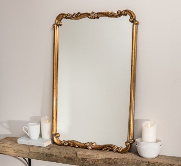 Toulouse Mirror - Antique Gold