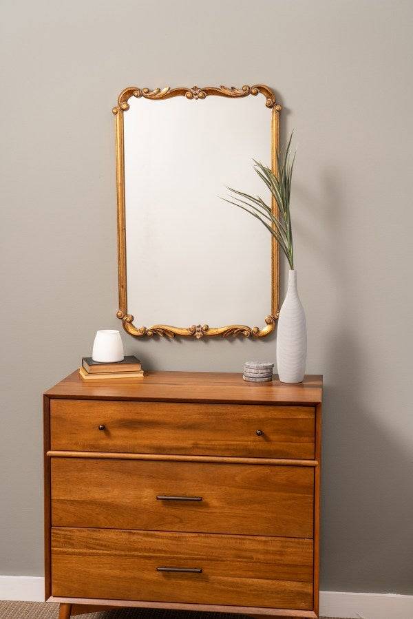 Toulouse Mirror - Antique Gold