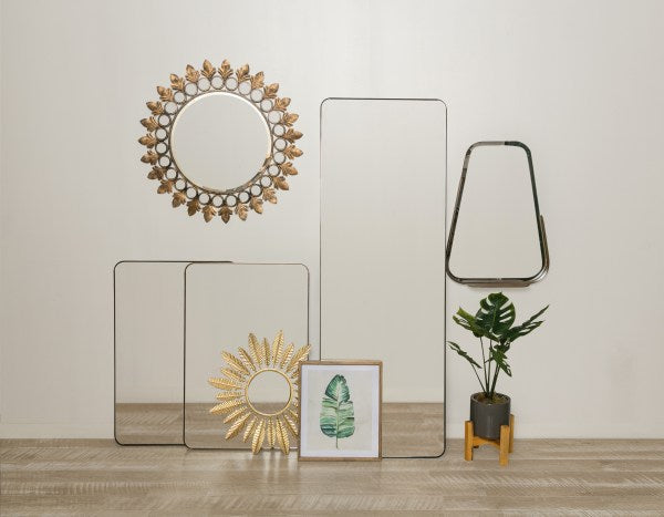 Somerset Frameless Gold Bathroom Mirror