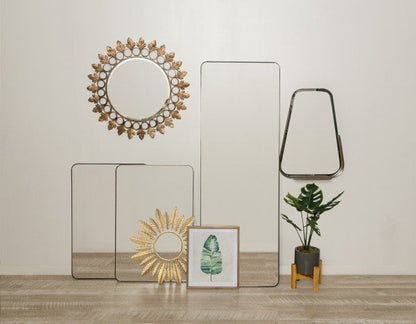 Somerset Frameless Gold Bathroom Mirror